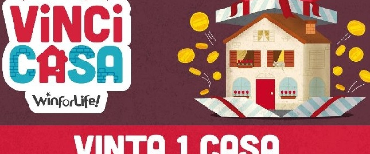 Jackpot al Vinci Casa, laziale vince la casa dei sogni