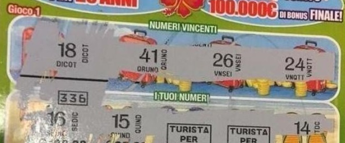 Gratta e vinci da 2 milioni per un giovane trentino