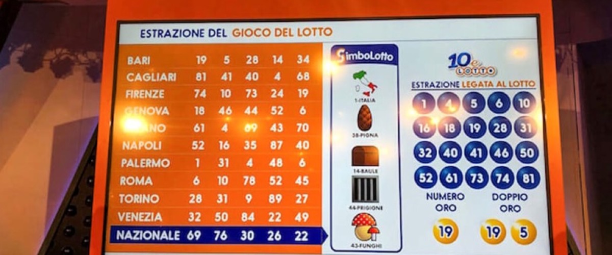 Colpo da urlo al Lotto, indovinata a Cevo (Brescia) una quaterna da 216 mila