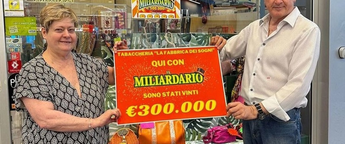 Colpo ai gratta e vinci, un bolognese intasca 300 mila euro al “Miliardario”
