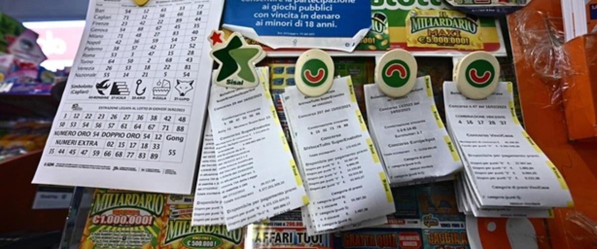 Un 5+1 al Superenalotto regala 533 mila euro a un fortunato in Brianza
