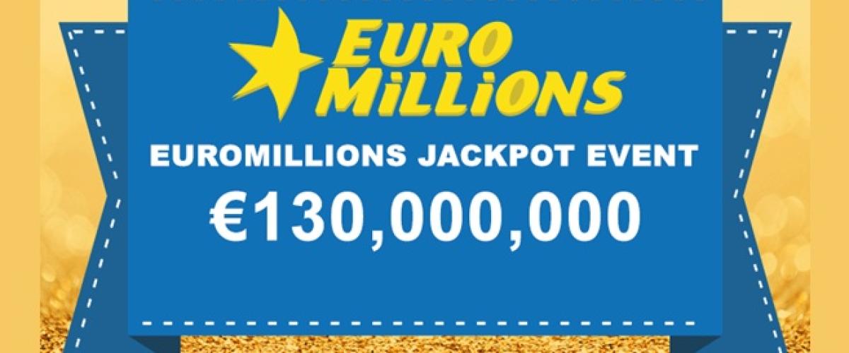 Il prossimo Superdraw dell'EuroMillions sarà il 26 settembre, in palio 130 milioni