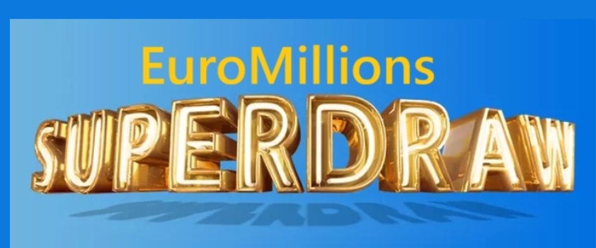 Il prossimo Euromillions Superdraw il 5 dicembre, si parte da 130 milioni
